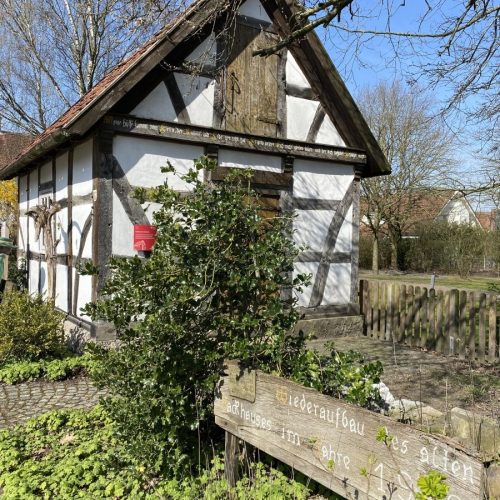 Das Bockhorster Backhaus in der Frontansicht (Foto: J. Redecker)