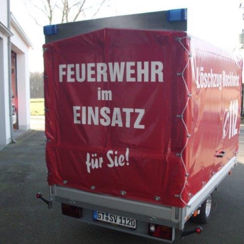 Anhänger des Löschzug Bockhorst